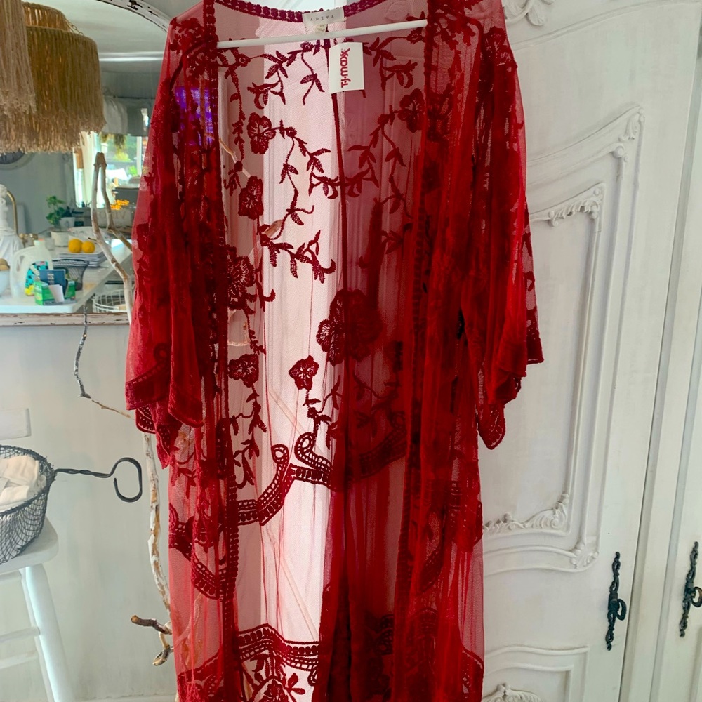 Beautiful deep burgundy cameo
